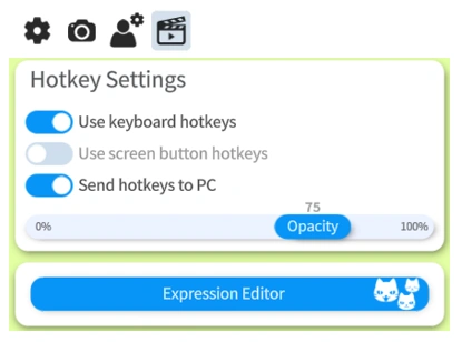 vts keyboard shortcuts&emoji settings-en