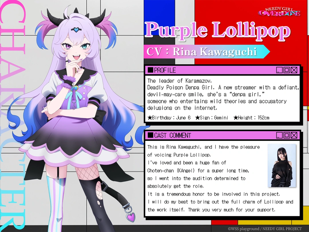 Deadly Poison Denpa Girl☆Purple Lollipop