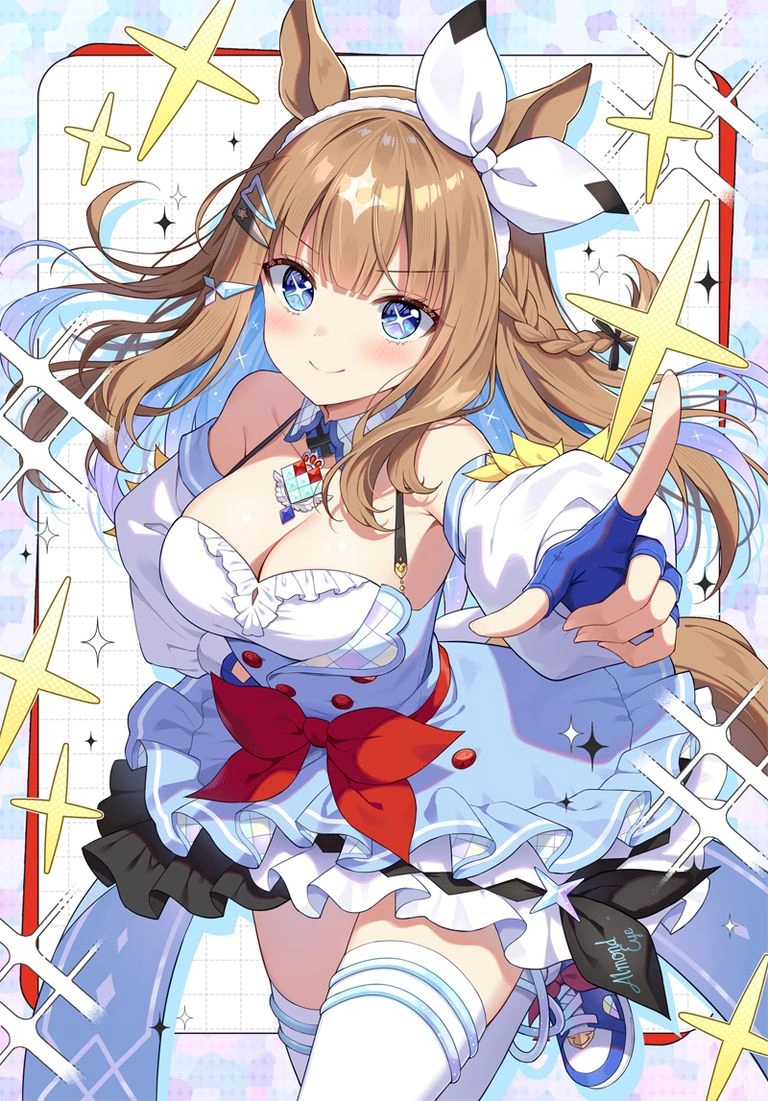 赛马娘-杏目-fan art-@MauveSR