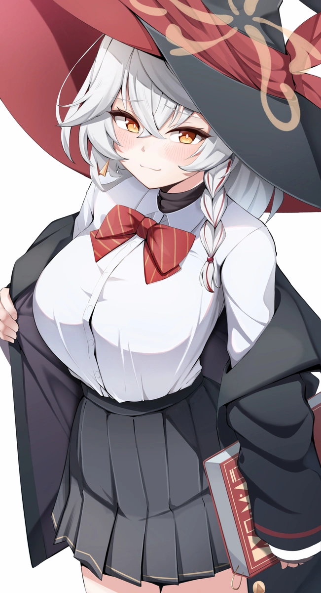 碧蓝档案角色白尾绘里_作者@黒瑞ケイ