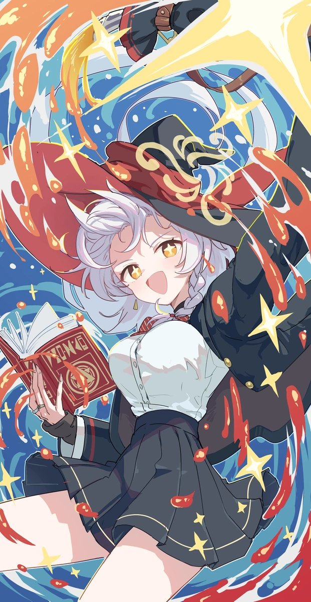 碧蓝档案角色白尾绘里_作者@osisio