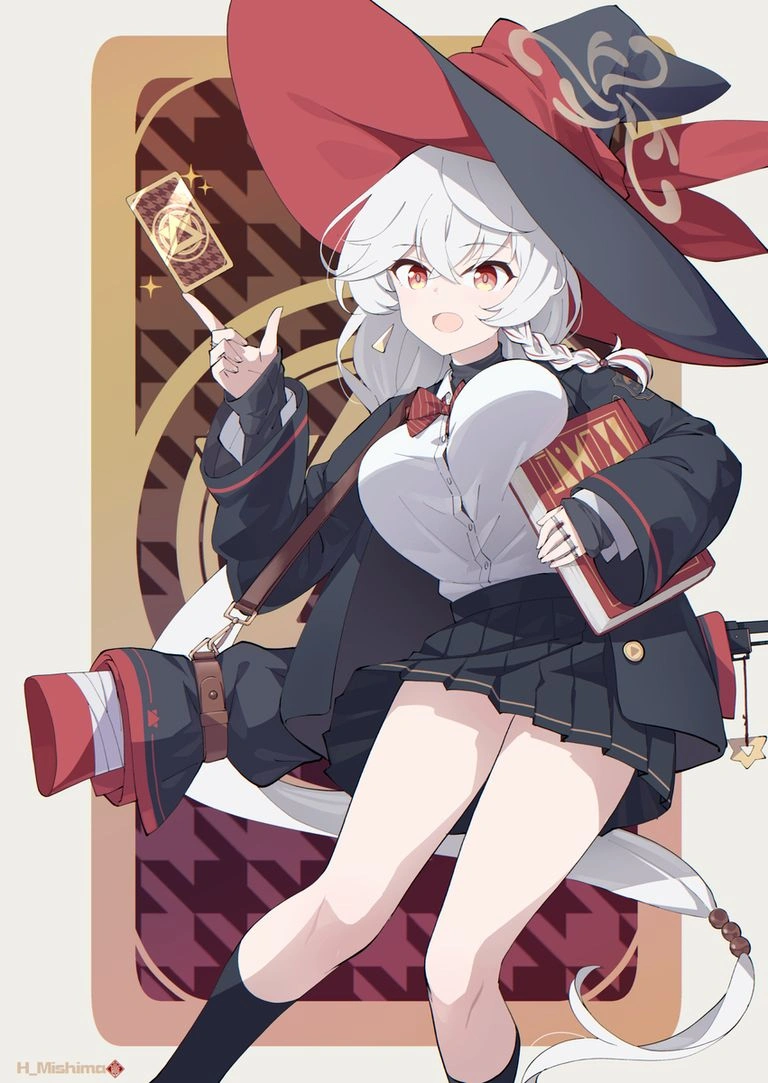 碧蓝档案角色白尾绘里_作者@吉吉