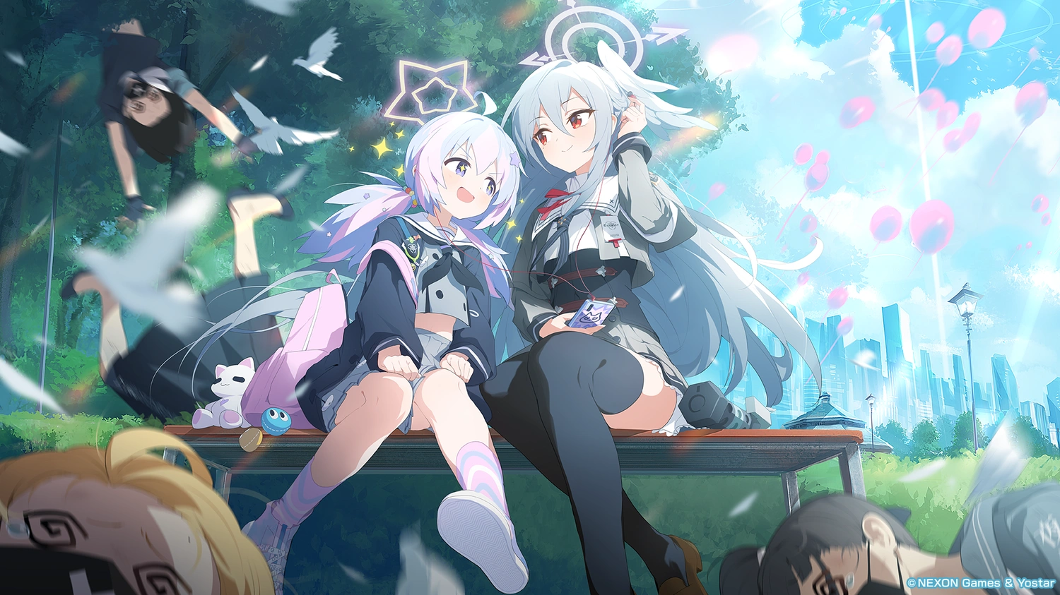 blue archive pc wallpaper 07