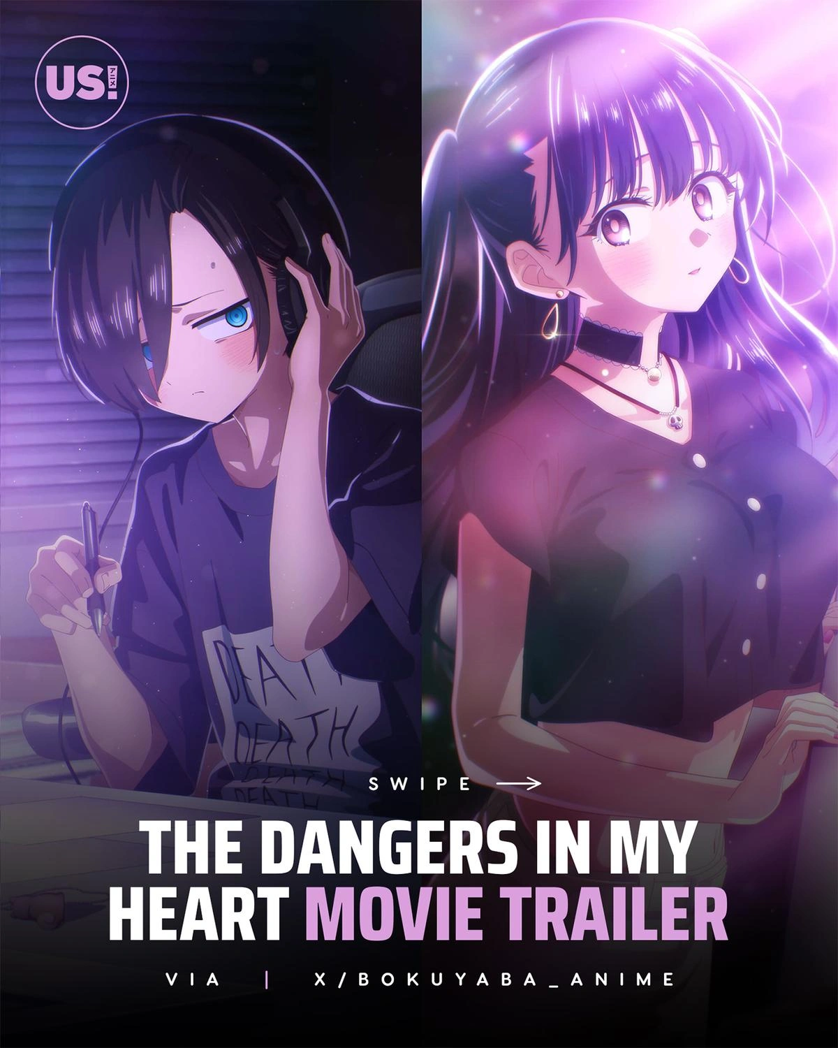 The Dangers in My Heart Movie Poster