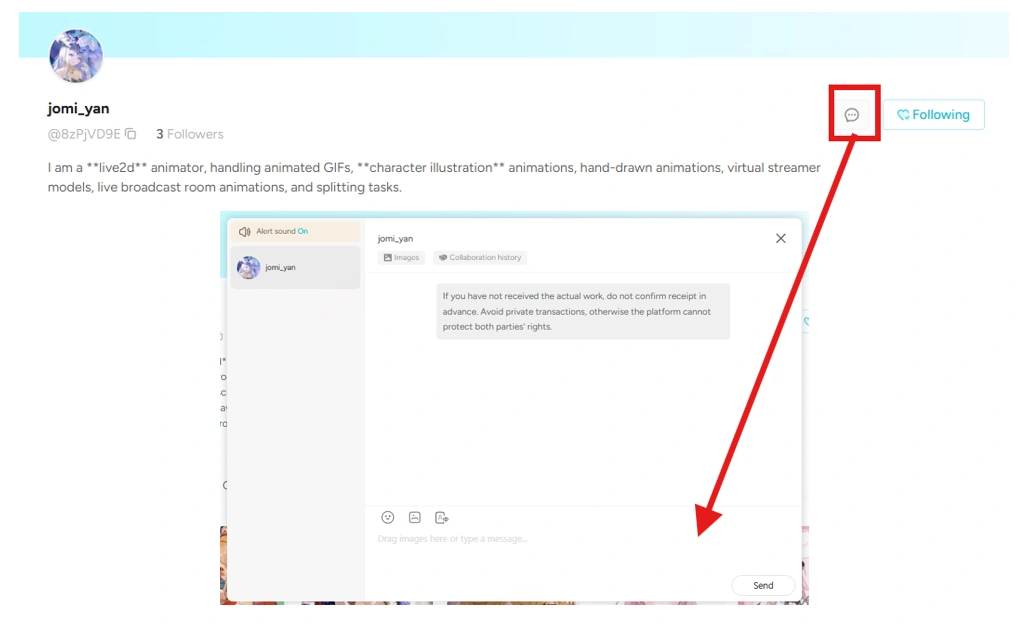 DMartist jomi on drawmarket